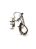 Picture of  Earwire Drop Setting 18x13mm Silver Tone x2