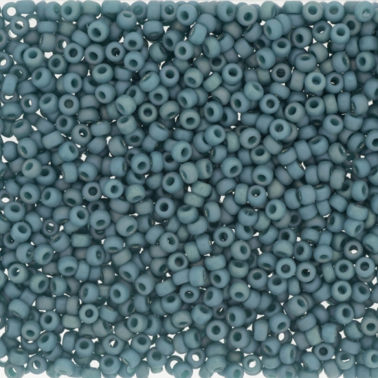 Picture of Miyuki Rocaille 15/0 4702 Opaque Glazed Frosted Rainbow Peacock x10g