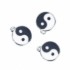 Image de Charm Ying Yang 22x18mm Epoxy and Silver x1