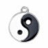 Image de Charm Ying Yang 22x18mm Epoxy and Silver x1