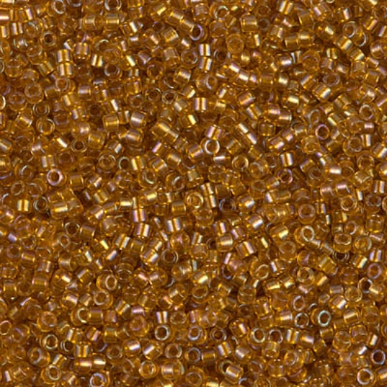 Picture of Miyuki Delica 11/0 DB65 Lined Topaz AB x10g
