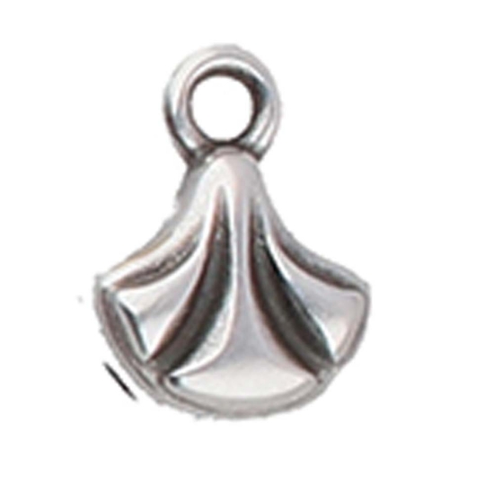 Picture of Cymbal - Padanassa Ginko Bead Ending Antique Silver x1
