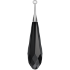 Picture of Swarovski 6532 Pure Drop Pendant 21mm Jet RHODIUM x1