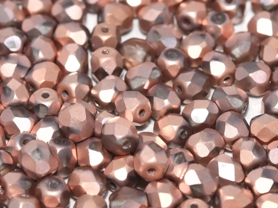 Picture of Fire-Polished 4mm Crystal Capri Gold Full Mat x100