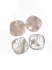 Picture of Cabochon Rose Quartz Faceted Square 15mm x1