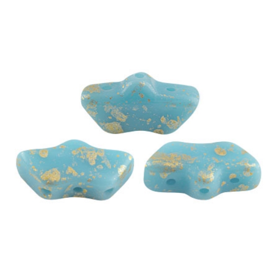 Picture of Delos® par Puca® 6x11mm Opaque Aqua Splash x10g