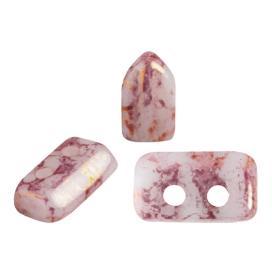 Picture of Piros® par Puca® 5x3mm Opaque White Bronze x10g 