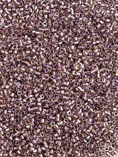 Picture of Miyuki Delica 11/0 DB912 Sparklng Light Amethyst Lined Topaz x10g