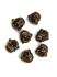 Picture of Resin Bead Buddha Face 18x16mm Brown x4
