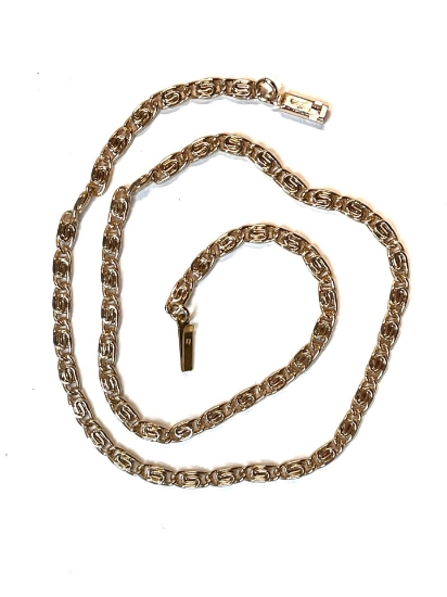 Picture of Choker Necklace 39cm Flat Chain 3,2mm Rose Gold x1