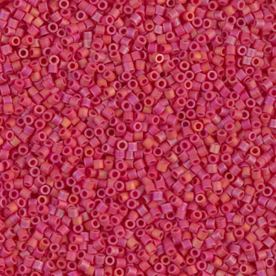 Picture of Miyuki Delica 15/0 DBS874 Mat Opaque Red AB x5g