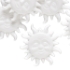 Picture of Vintage Acrylic Pendant Sun 28mm White x1