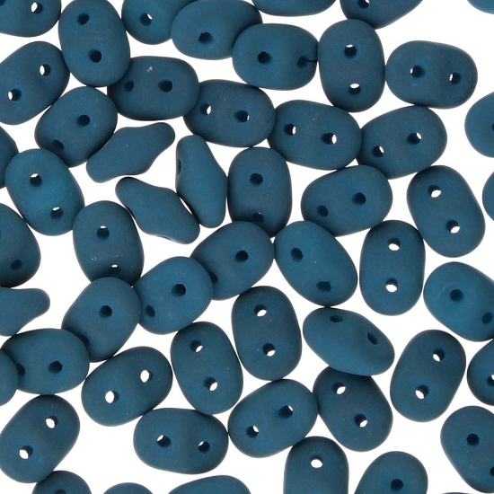 Picture of SuperDuo 2,5x5mm Mat Velvet Dark Teal x10g