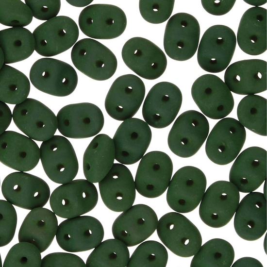 Picture of SuperDuo 2,5x5mm Mat Velvet Forest Green x10g