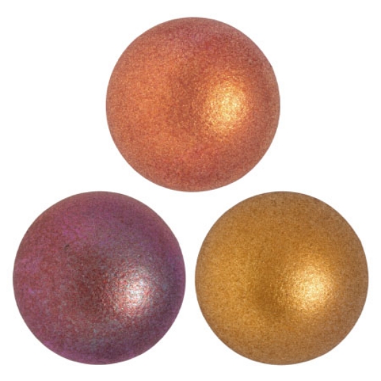 Picture of Cabochons par Puca® 25mm Yellow Gold Metallic Iris x1 