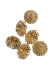 Picture of Bead Cap 18mm Gold Tone x2