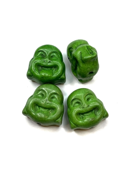 Picture of Magnesite Buddha 20mm Green x1