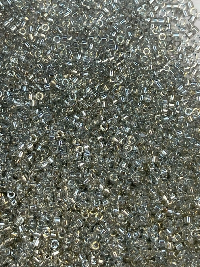 Picture of Miyuki Delica 11/0 DB114 Transparant Silver Gray Luster x10g