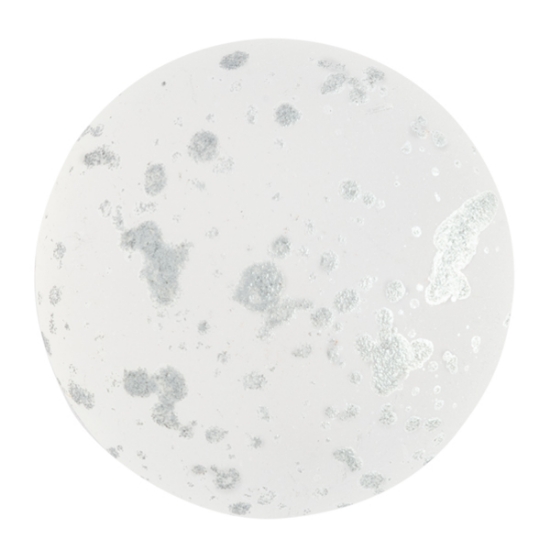 Picture of Cabochons par Puca® 25mm Crystal Mat Splash Silver x1