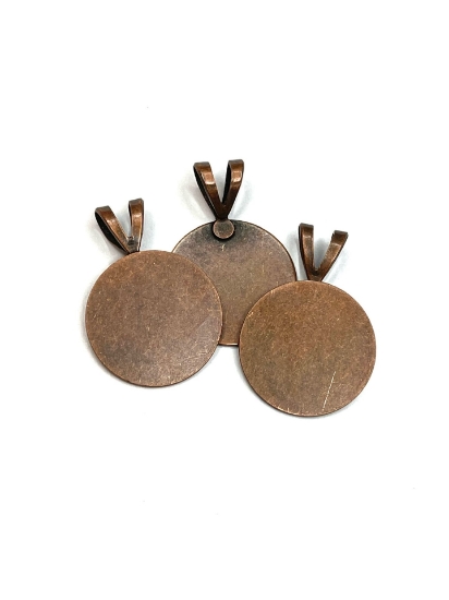 Picture of Bail Round 15mm Copper Tone x6