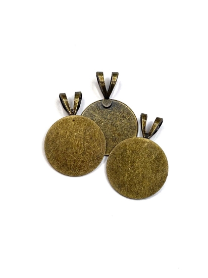 Picture of Bail Round 15mm Bronze Tone x6