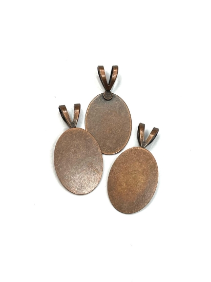 Picture of Bail Oval 18x13mm Copper x6