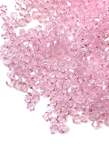 Picture of Preciosa Bead Rondell 4mm Pink Sapphire x100