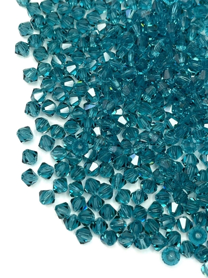 Picture of Preciosa Bead Rondell 4mm Indicolite x100