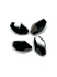Picture of Swarovski 5203 Polygon 18x12mm Jet x1
