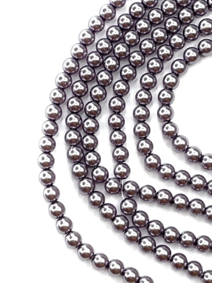 Picture of Preciosa Nacre Round Maxima 6mm Lavender Pearl x30