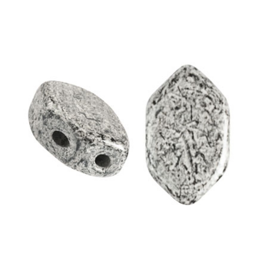 Picture of Paros® par Puca® 7x4mm Old Silver x10g