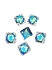 Picture of Swarovski 6431 Princess Cut Pendant 16mm Crystal AB x1
