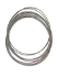 Picture of Stainless Steel Wire Choker Necklace 45cm 2mm Silver Tone x1