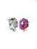 Picture of Premium Ear Stud 4120 18x13mm oval w/ loop 999 Silver Plate x2