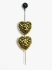 Picture of Metal Bead Dragonfly Heart 15mm Antique Gold x5