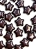 Picture of Flat Star Bead 12mm Purple Bronze x15