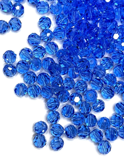 Picture of Preciosa Bead Round 4mm Sapphire x20