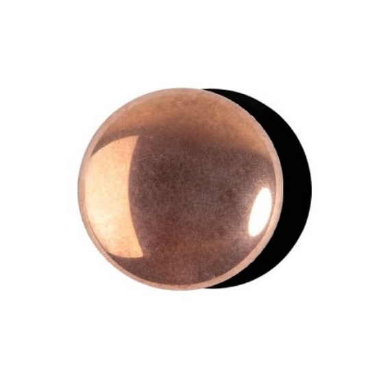 Picture of Cabochons par Puca® 14mm Jet Capri Gold x1