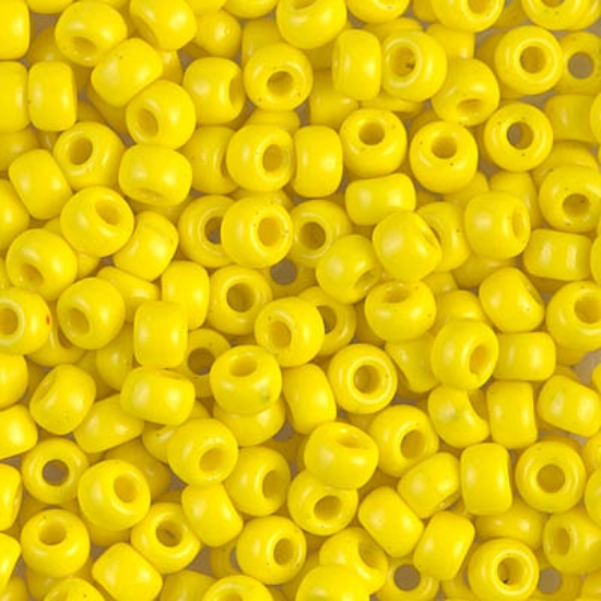 Picture of Miyuki Rocaille 6/0 404 Opaque Yellow x10g