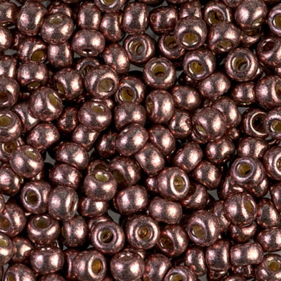 Picture of Miyuki Rocaille 6/0 4213 Duracoat Galvanized Dark Mauve x10g