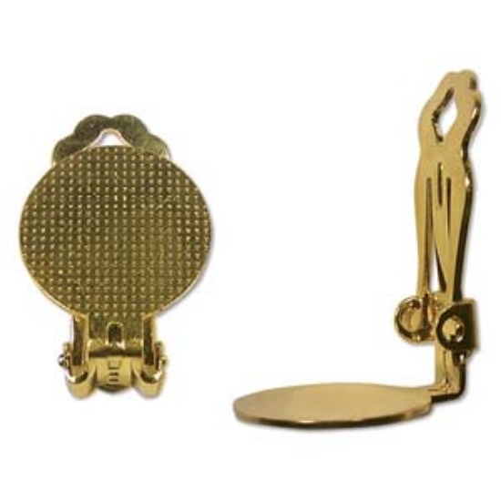 Picture of Ear Clip 15mm Gold Plate x2