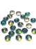 Picture of Embroidery Crystals 3700 Flower Sew-on 8mm Crystal AB x10
