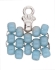 Picture of Cymbal - Pilos 8/0 Bead Ending Silver Plate x1