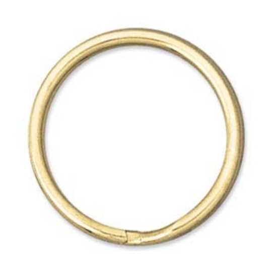 Picture of Key Ring 24mm Gold Plate x10