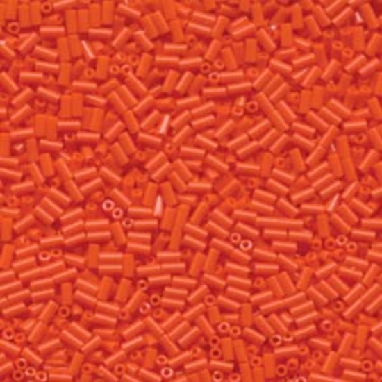 Picture of Miyuki Bugles 6mm 406 Opaque Orange x10g