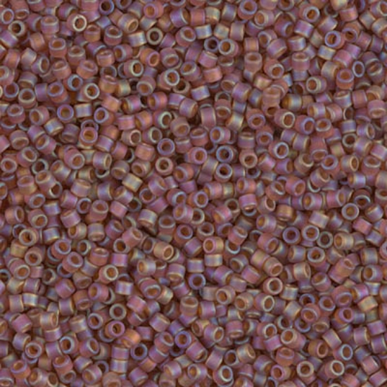 Picture of Miyuki Delica 11/0 DB853 Light Brown AB Mat x10g