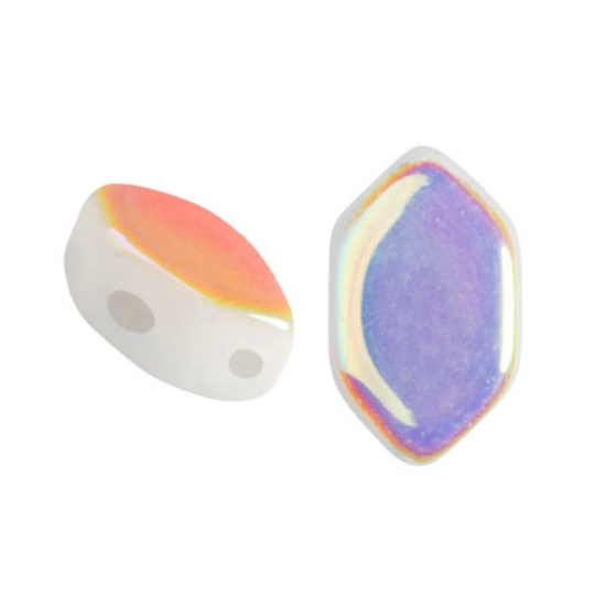 Picture of Paros® par Puca® 7x4mm Opaque White AB x10g