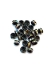 Picture of Preciosa Rondelle Strass 5mm Black/Crystal AB x4