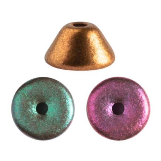 Picture of Konos® Par Puca® 2x4mm Yellow Gold Metallic Iris x10g
