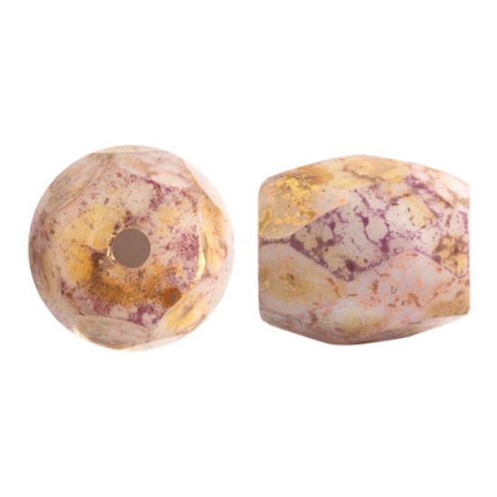 Picture of Baros® Par Puca® 6x5mm Opaque Mix Rose-Gold Ceramic Look x10g